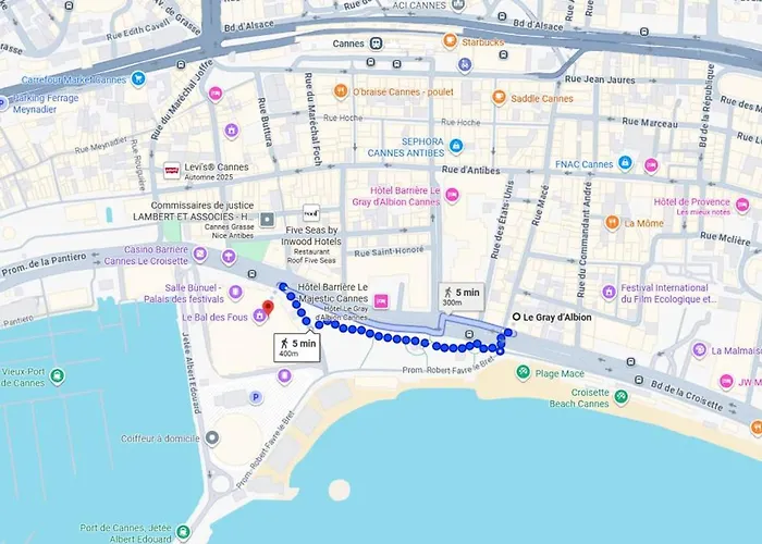 Gray D'albion 2bdr Flat 5 Min From Palais, On Croisette - Olam Daire *